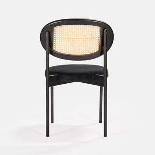 Black Jaz Chair - Black Cane Back - view 5