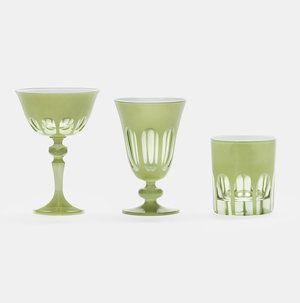 Sage Rialto Glassware
