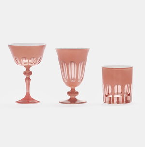 Salmon Rialto Glassware