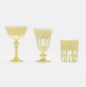 Yellow Rialto Glassware
