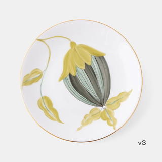 Riviera Marie Da&acirc;ge Floraison Dinner Plate - Assorted Designs - view 4