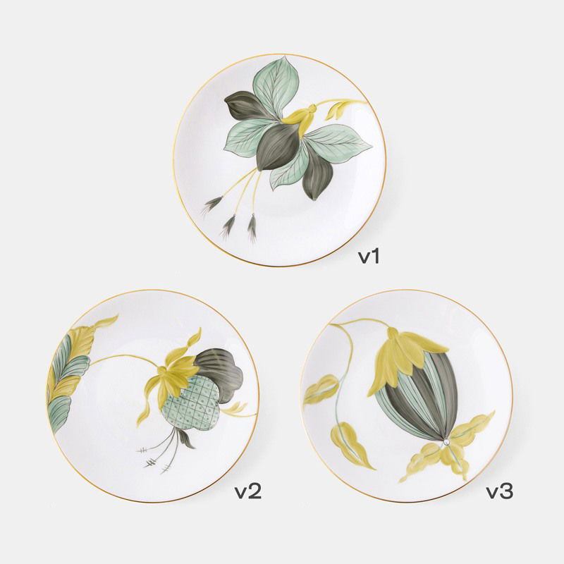 Riviera Marie Da&acirc;ge Floraison Dinner Plate - Assorted Designs - view 5 of 5