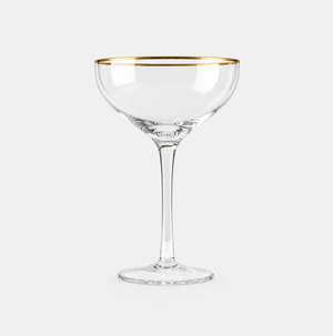 Clear Bella Champagne Coupe