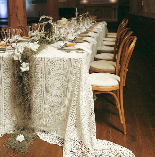 Snow Elizabeth Lace Napkin - customer photo
