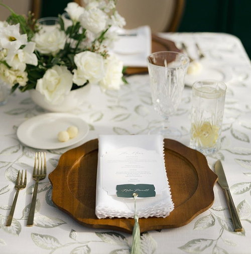 Lilia Lace Napkin - customer photo